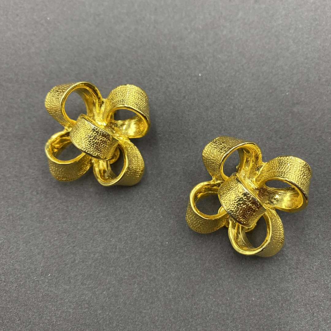 合金耳饰 LL 中古vintage K.J.L耳夹