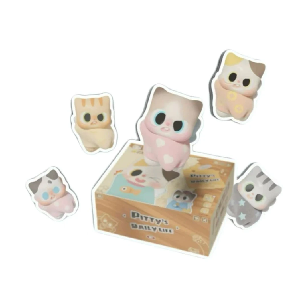 【转盘/玩法】正版MMS pitty的猫猫日常萌粒盲袋盲盒潮玩公仔手办