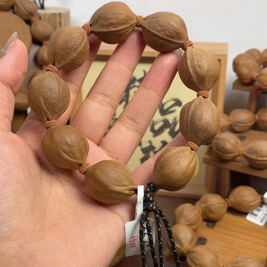 封***胥橄榄核手串/手链22*28梅林铁核
