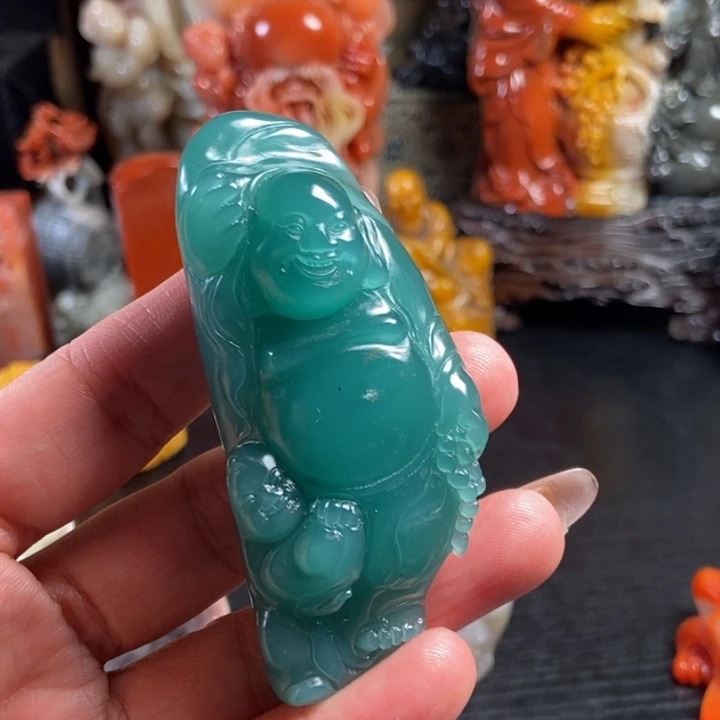 昌化石印石雅安绿