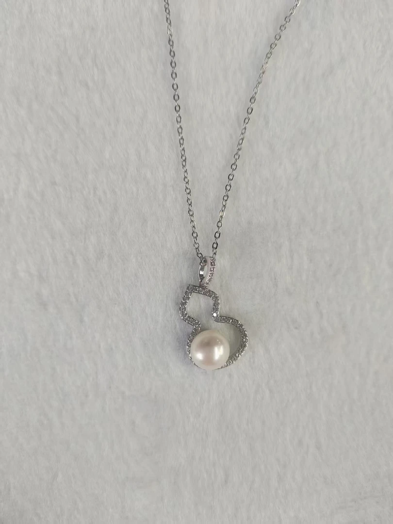 淡水珍珠项链葫芦福禄5 - 6mm适合佩戴彰显气质