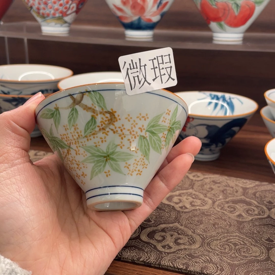 微瑕釉下彩纯手绘