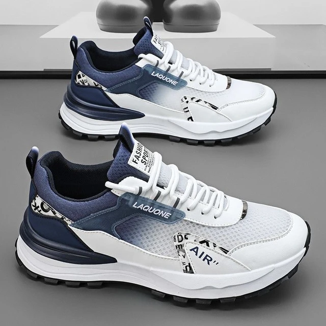 旅游男鞋春季潮牌高级感夏季透气网面网鞋青少年运动休闲老爹潮鞋