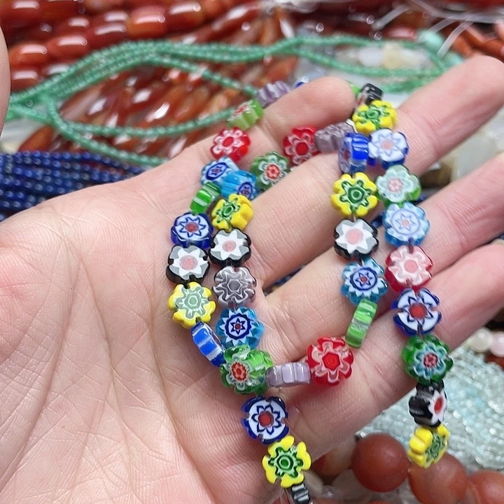 玛瑙/玉髓珠宝半成品未镶嵌一条琉璃