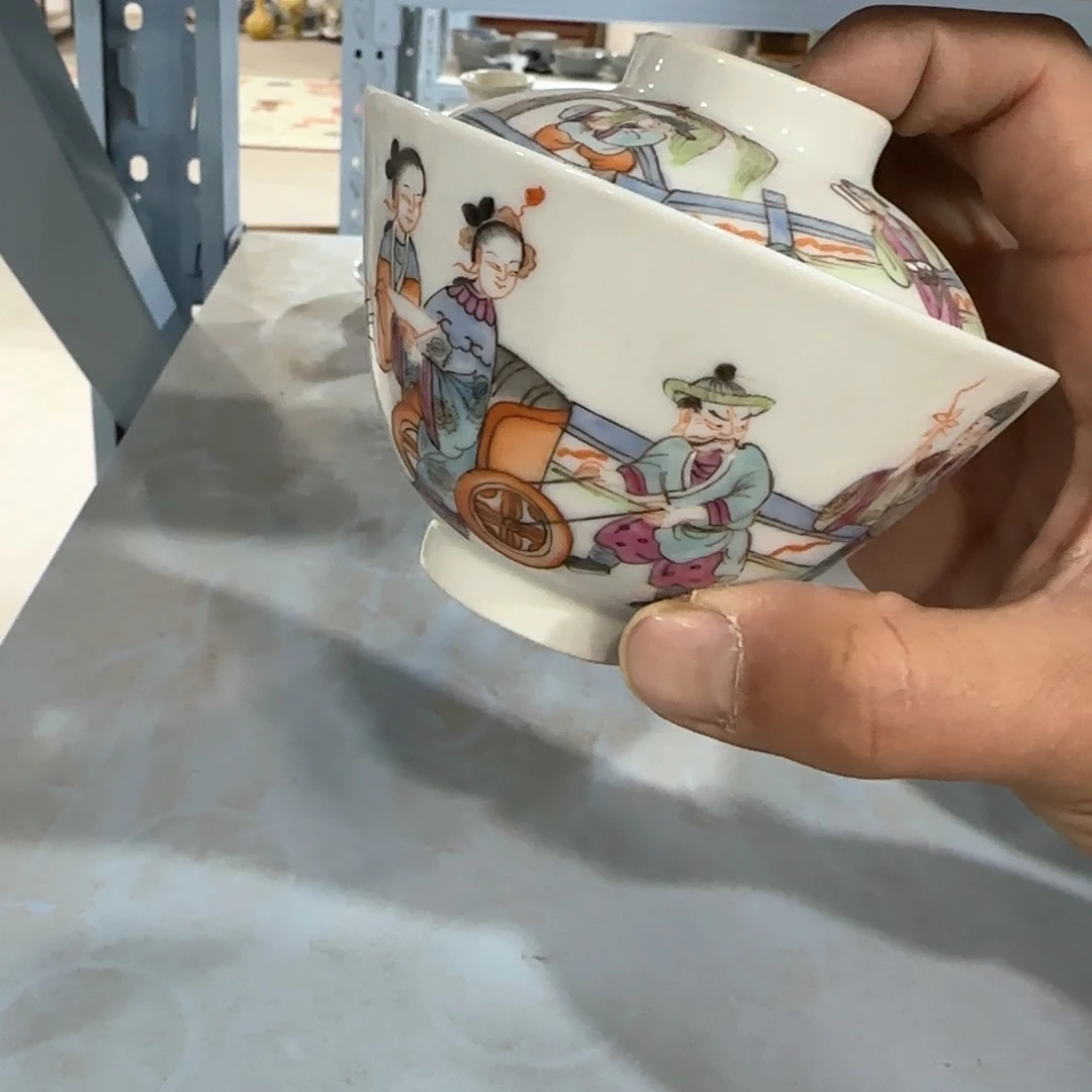 瓷片摆件手绘瓷器全部处理了吧