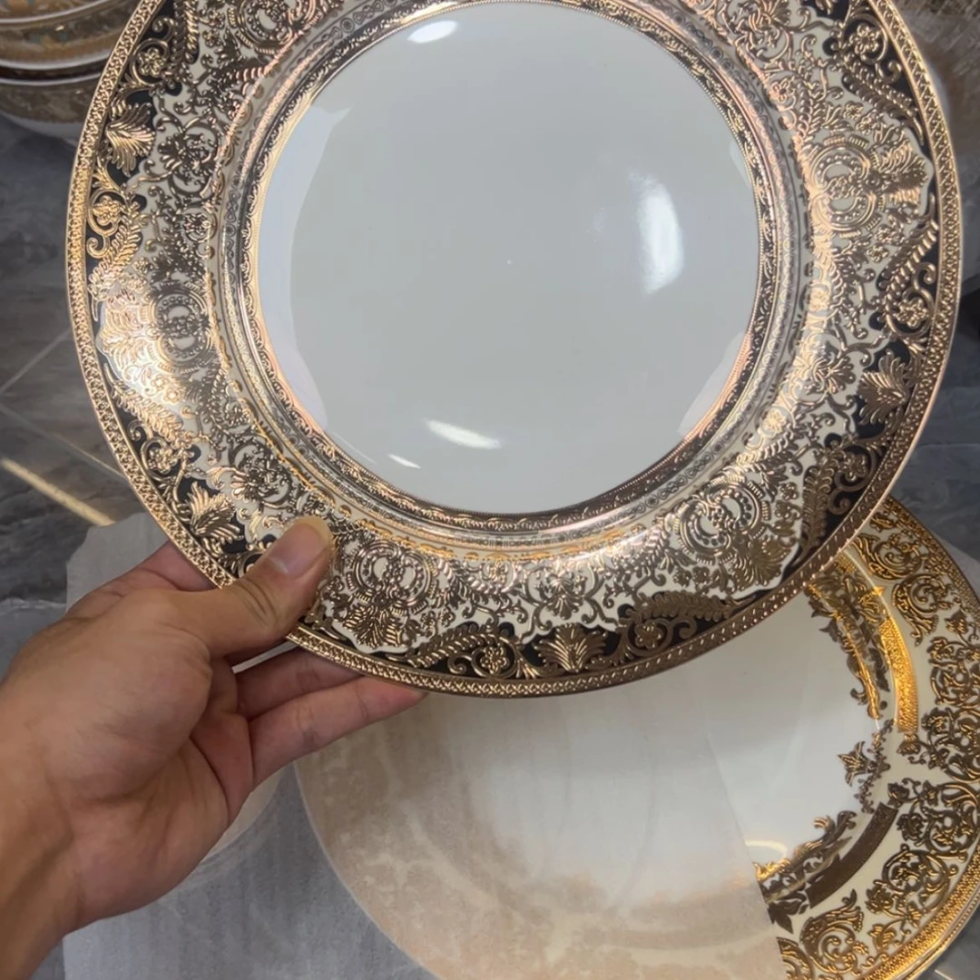 【闪购商品】瓷片10.5寸平盘一个一单微瑕