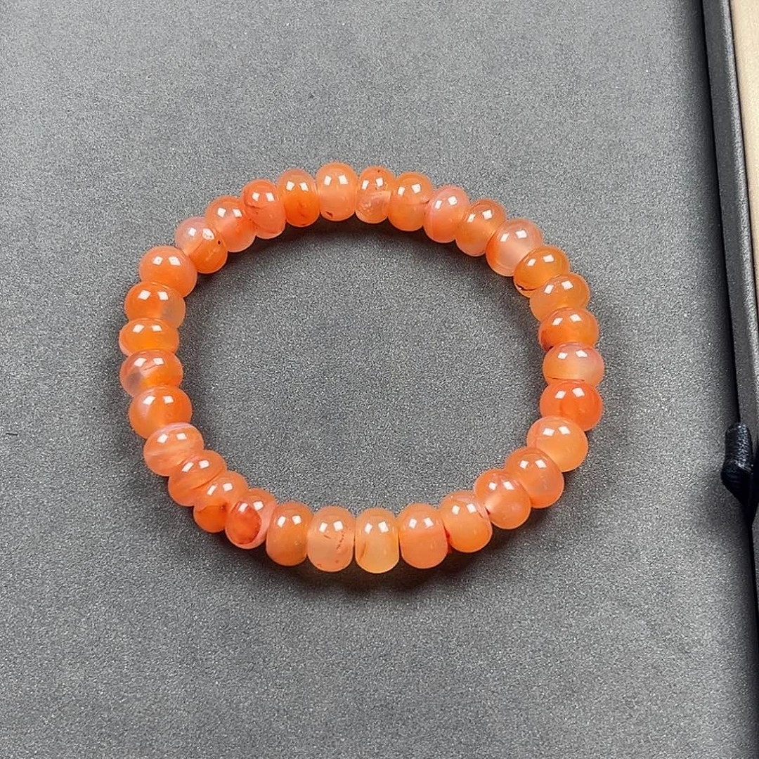 南红玛瑙未镶嵌珠宝奇石单圈9