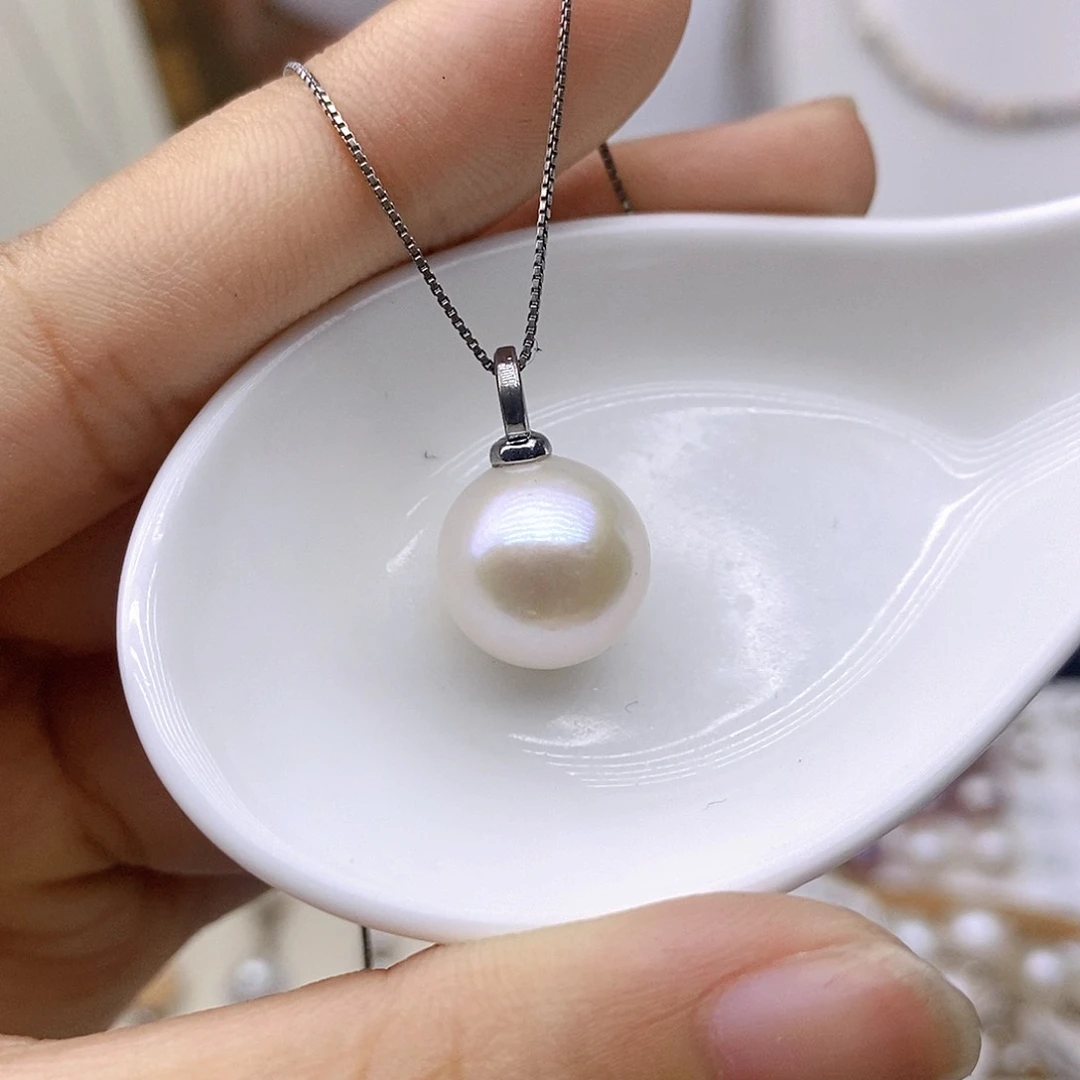 淡水珍珠未镶嵌吊坠(赠链)