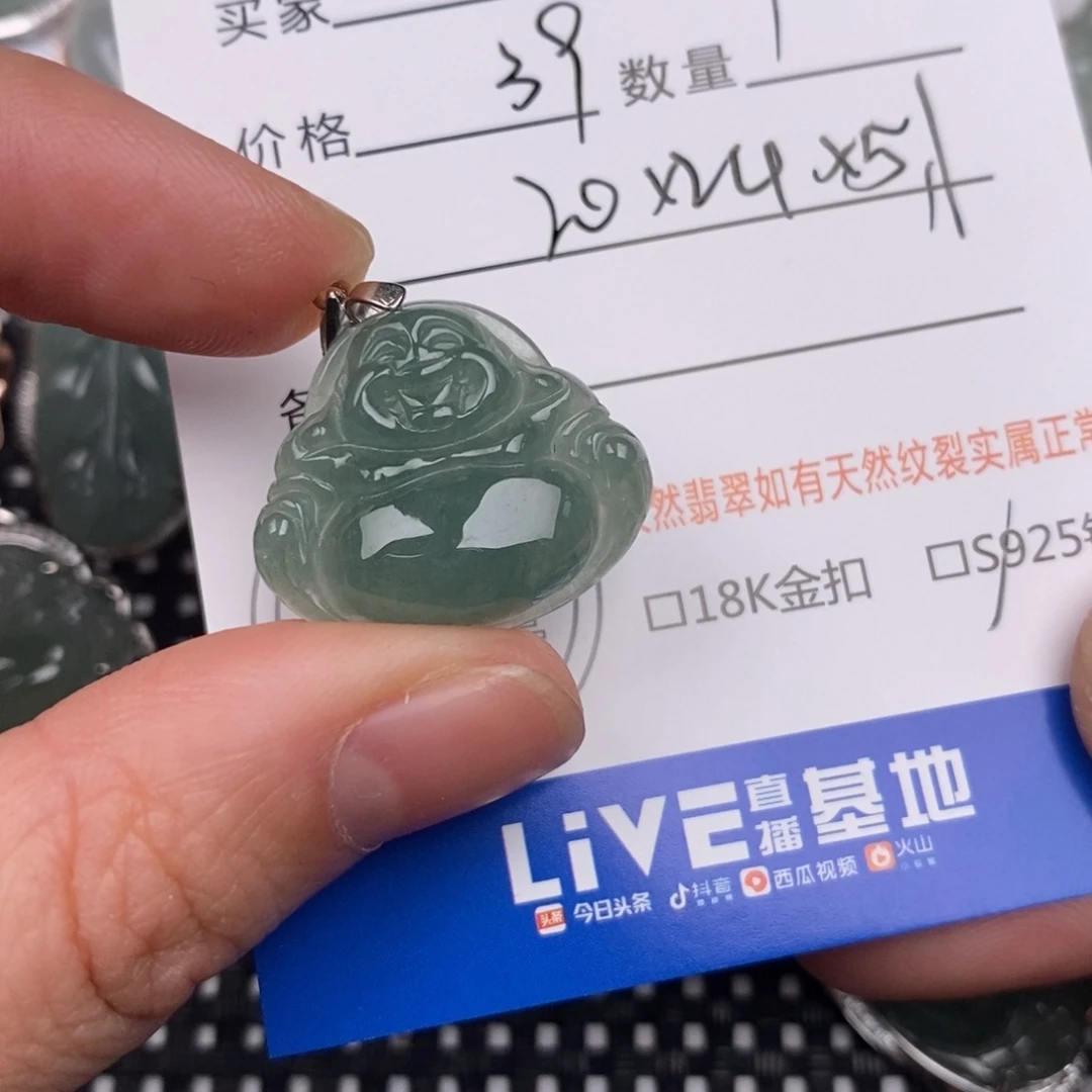 翡翠银S925镶嵌颈饰