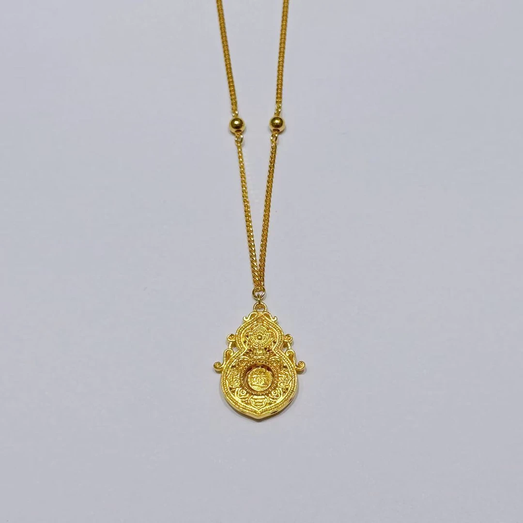 足金999人生四美套链#01554（质检中心发货）