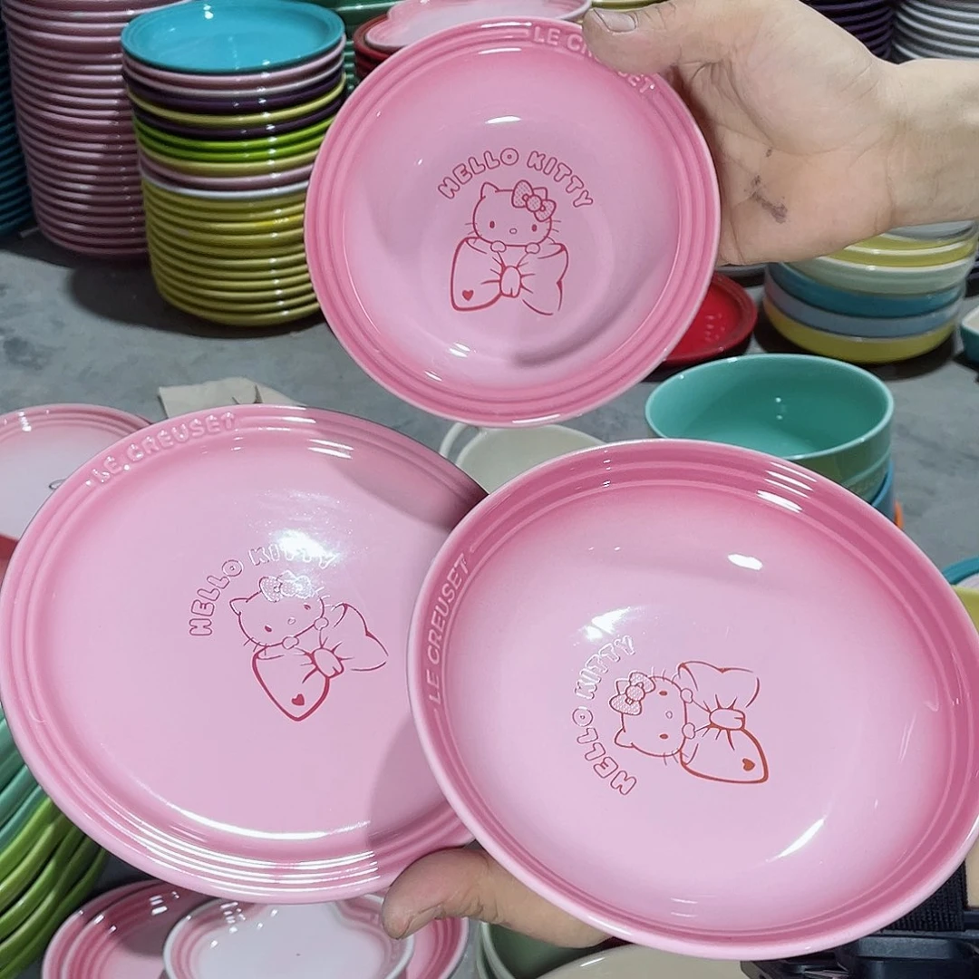 瓷片微瑕陶瓷餐具3个装