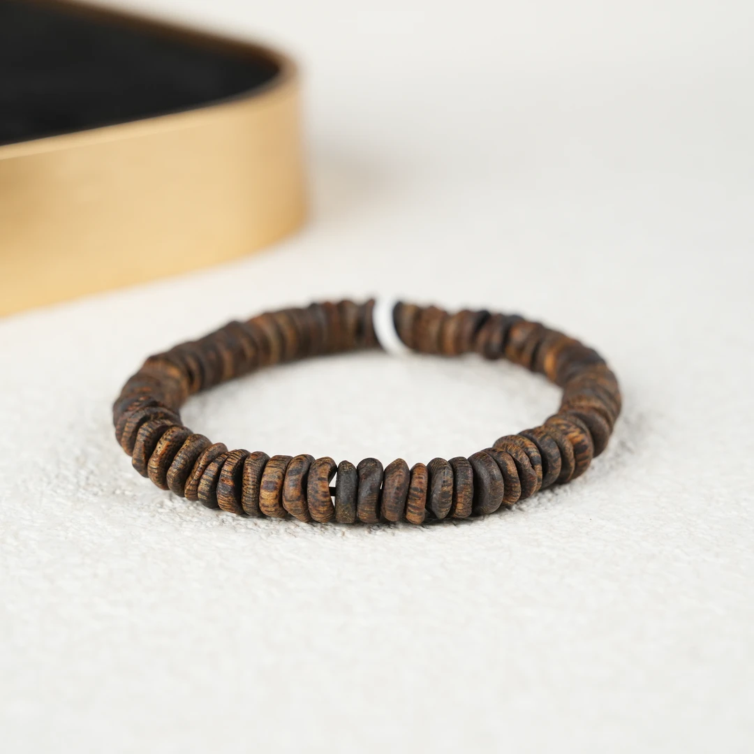 沉香沉水沉香包壳随型手串8mm 多样性发货发其一JSCX001237-3T