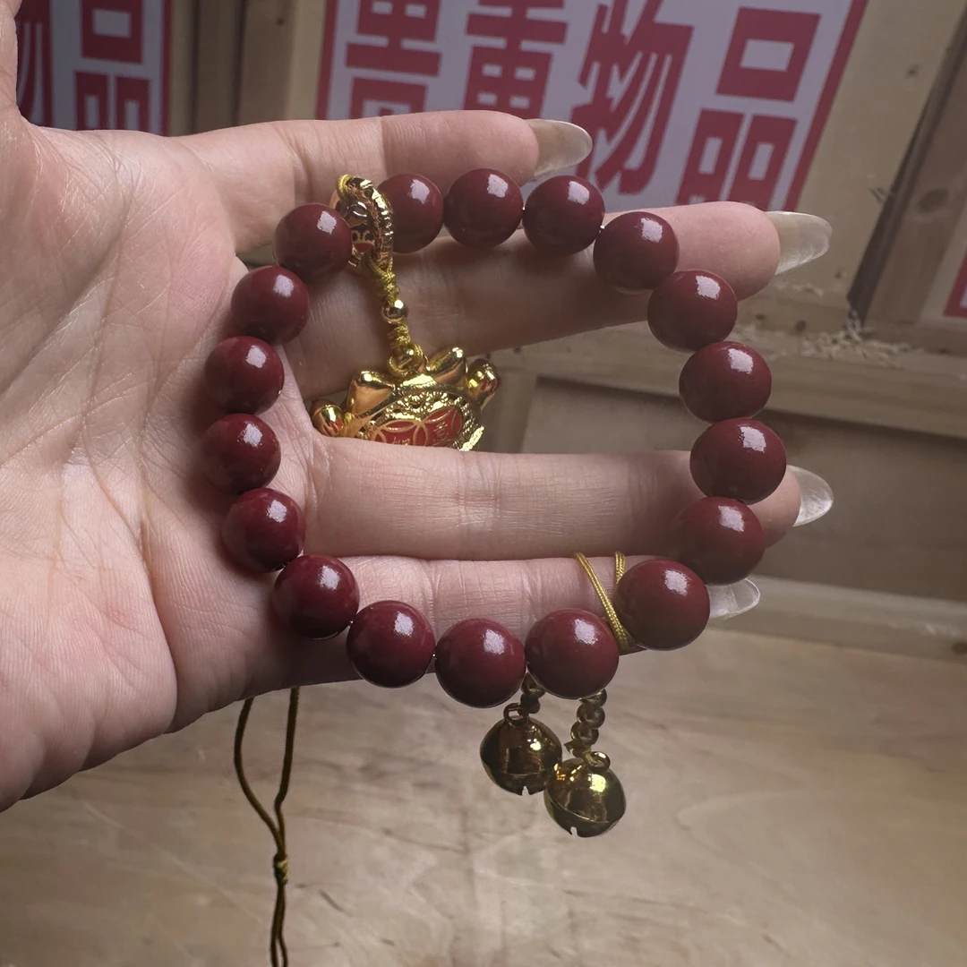 含辰砂工艺品A875朱砂车挂无礼盒