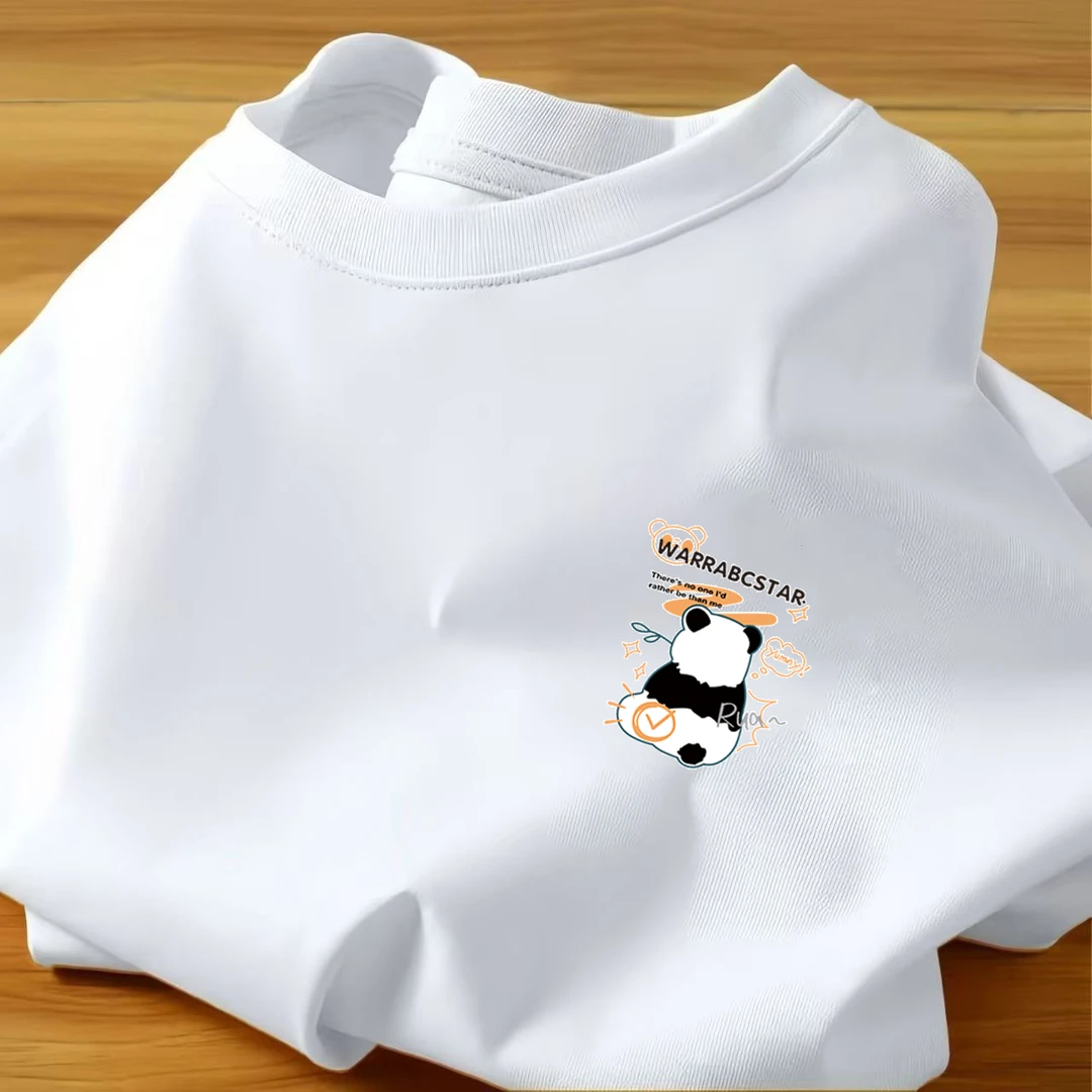 春夏季纯棉圆领短袖t恤男女同款宽松百搭大码半袖背心打底