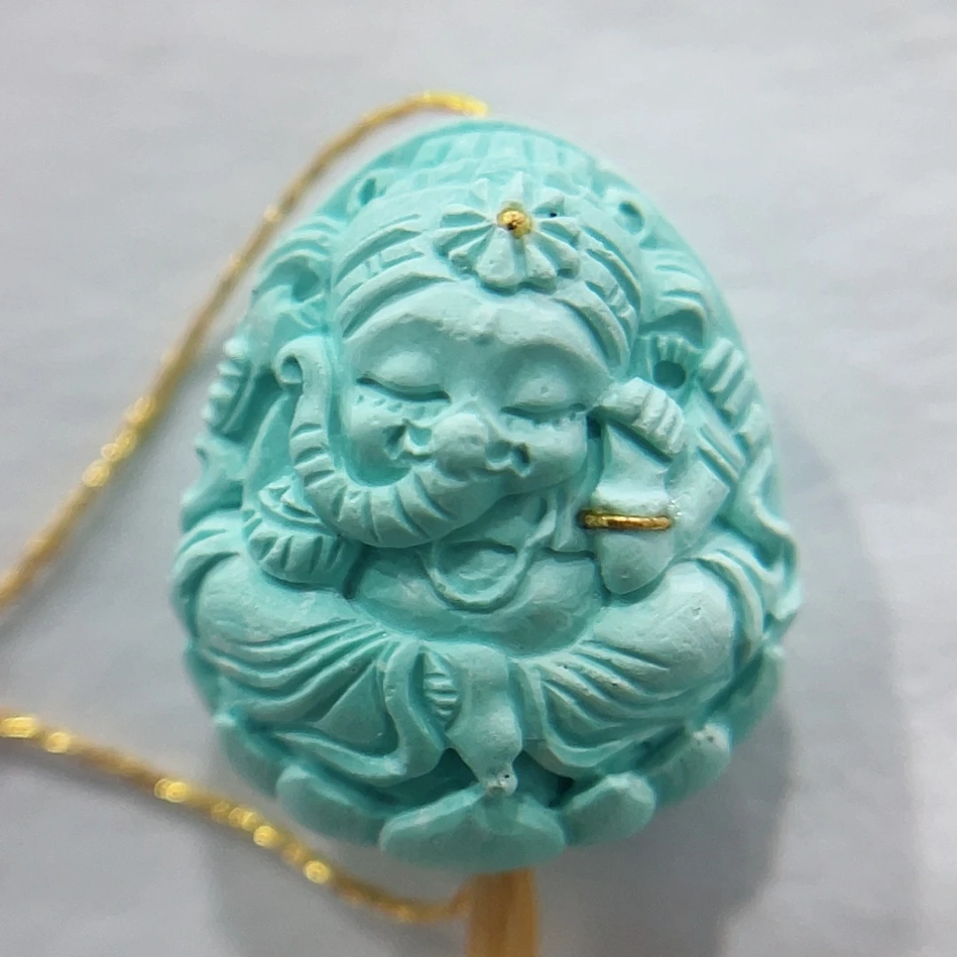 未镶嵌绿松石珠宝奇石