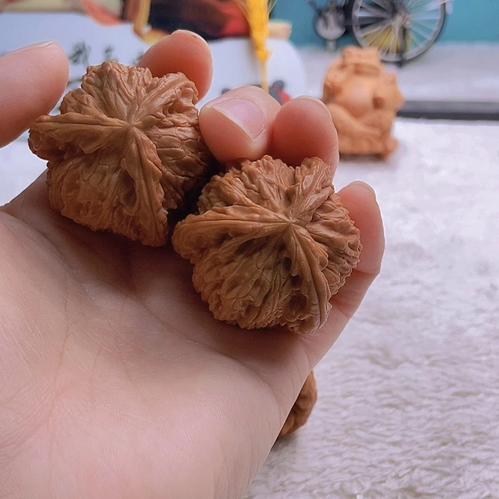 把件文玩核桃无**前三棱