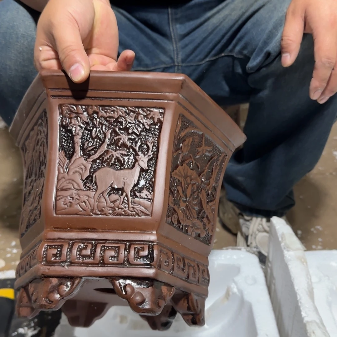 花盆紫砂口径为正方形