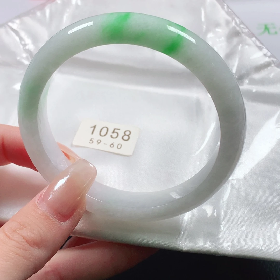 未镶嵌手镯翡翠天然翡翠手镯1058