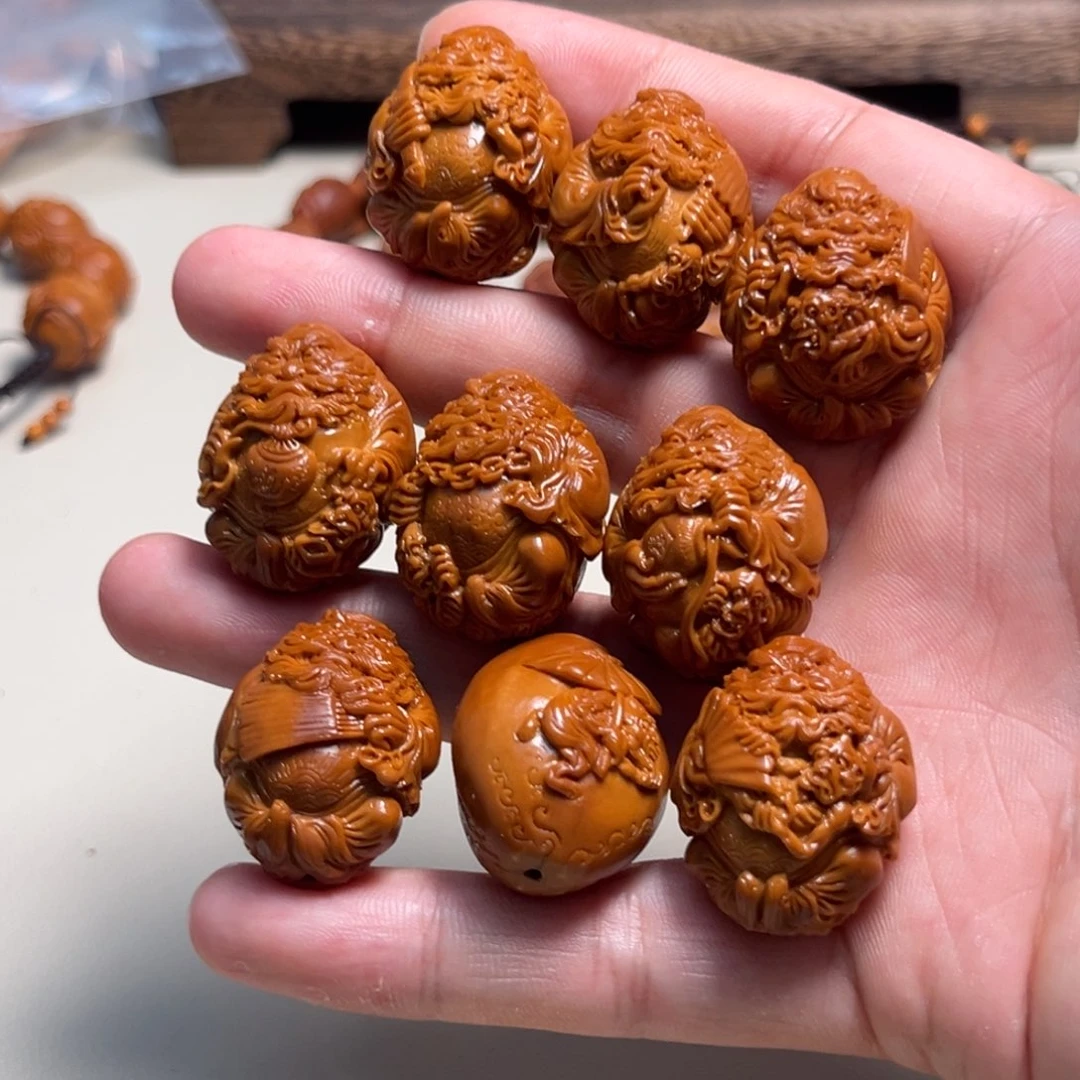 橄榄核吊坠小**学磐石钟馗