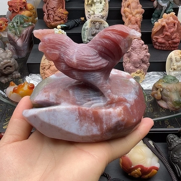 石英质玉未镶嵌摆件