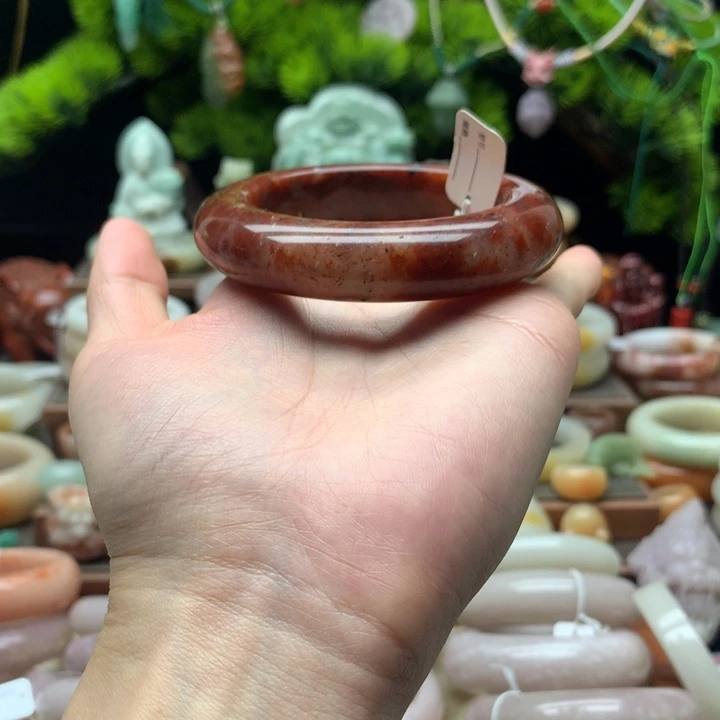 查罗石合金手镯（开口镯）56.4