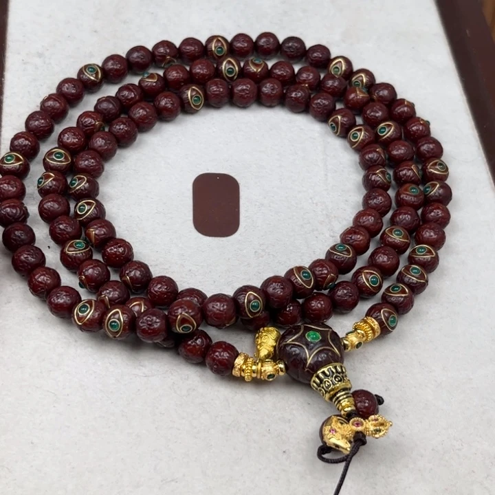三***生凤眼菩提吊坠凤眼