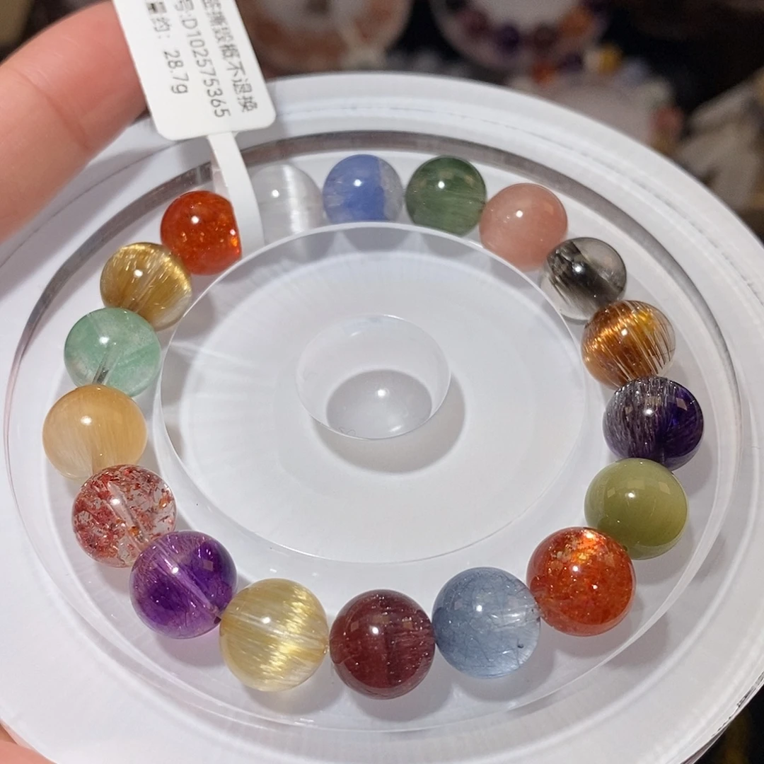 水晶手链未镶嵌F多宝10.3