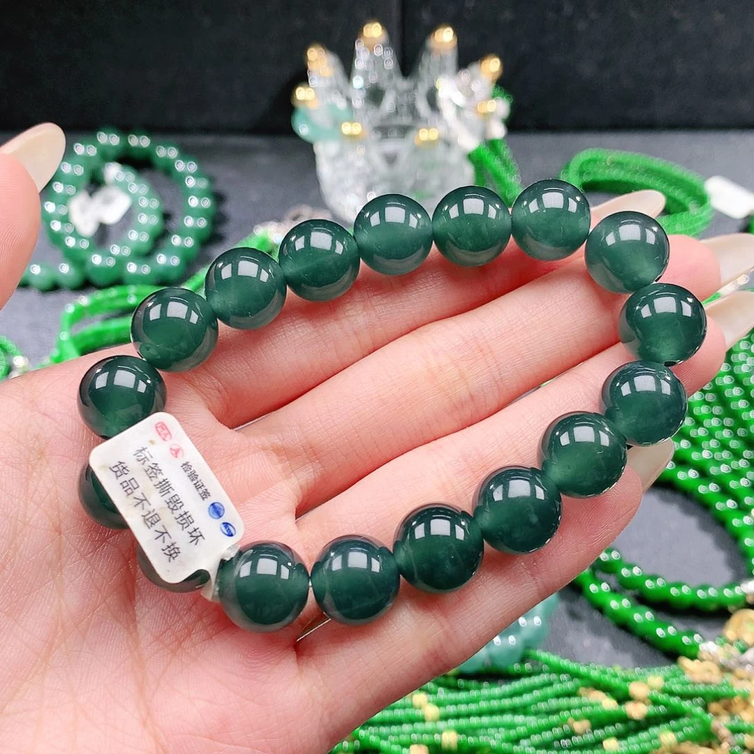 翡翠未镶嵌手链手链