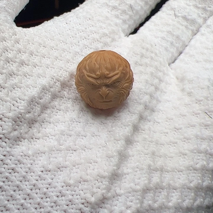 猴头核桃手串，猴王单颗