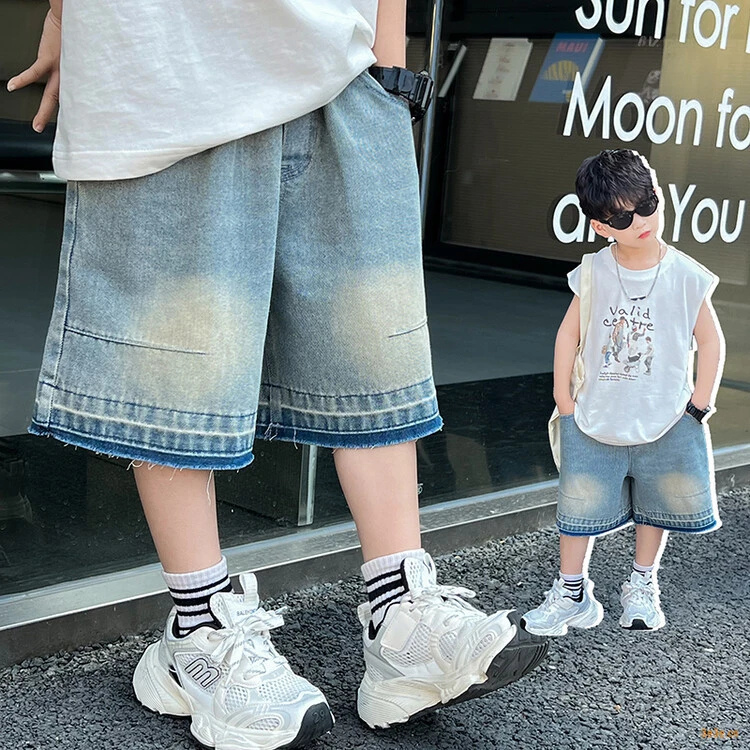 2025童装男童夏款潮洋气时髦儿童夏装裤子824496