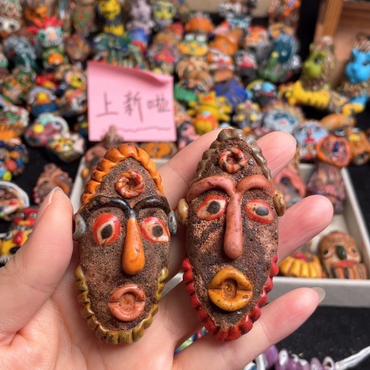 非金属琉璃娃娃挂件