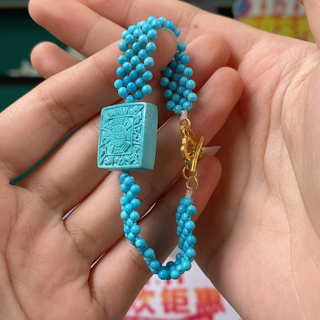 幸***苏绿松石未镶嵌珠宝奇石