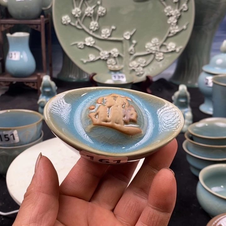 摆件原矿釉原产地汝瓷精品