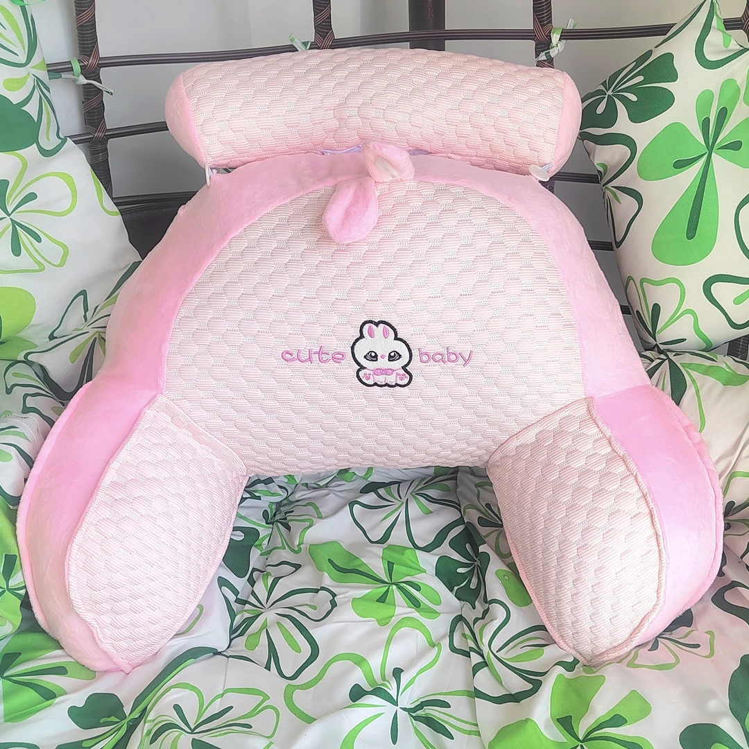 床头靠垫软包护腰靠枕大靠背沙发抱枕床上看书枕头孕妇宿舍学生夏