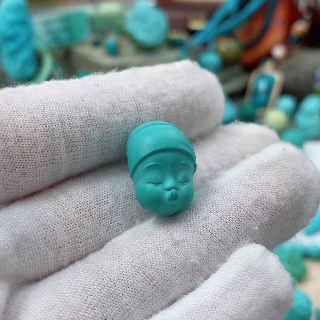 绿松石珠宝奇石未镶嵌