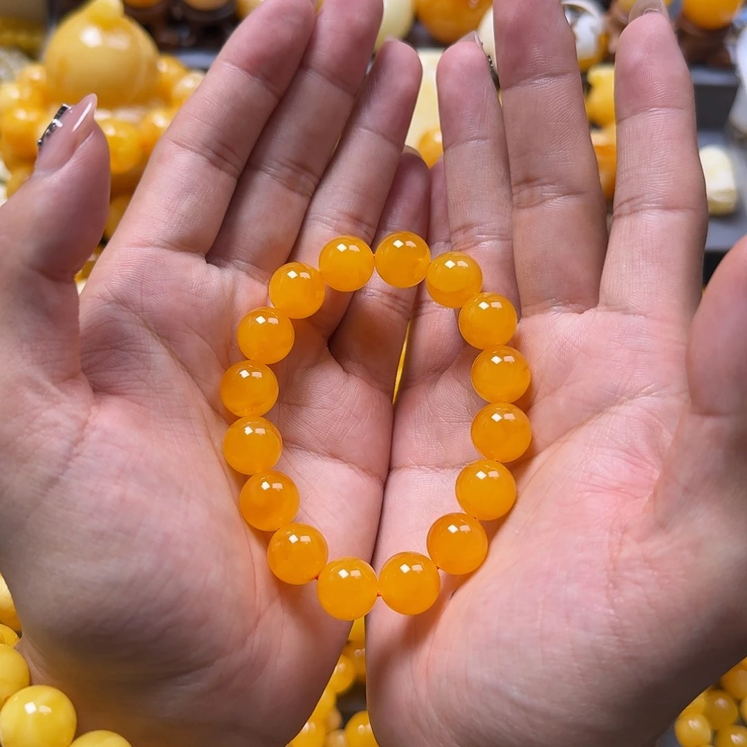 未镶嵌蜜蜡珠宝奇石同料13mm