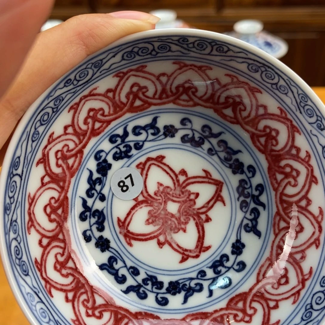 手绘现代茶具非古董
