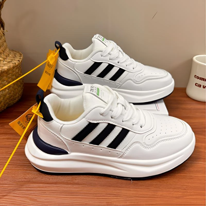 【工厂直销】2025新年爆款厚底增高新中式男鞋百搭透气休闲运动鞋