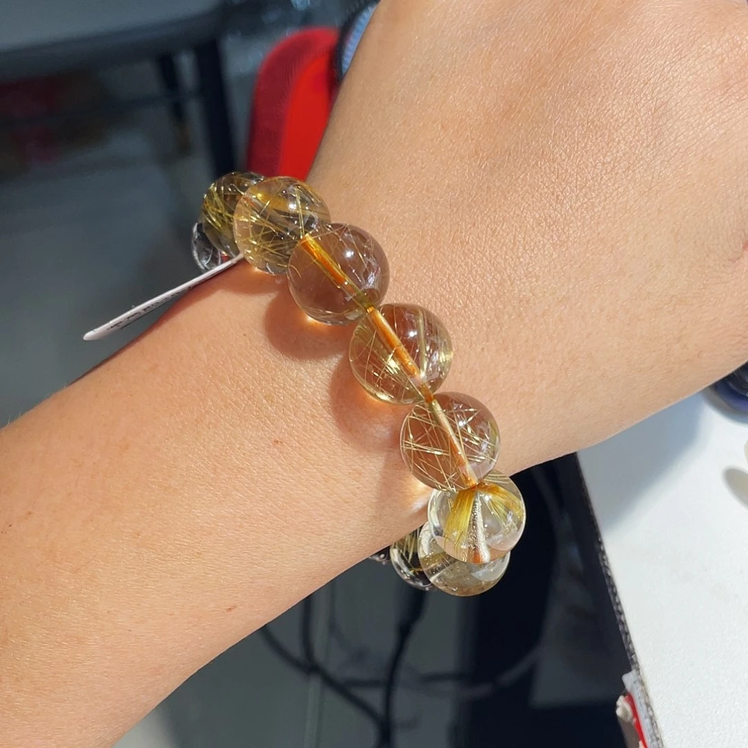 手链未镶嵌水晶烟花钛晶14.8m