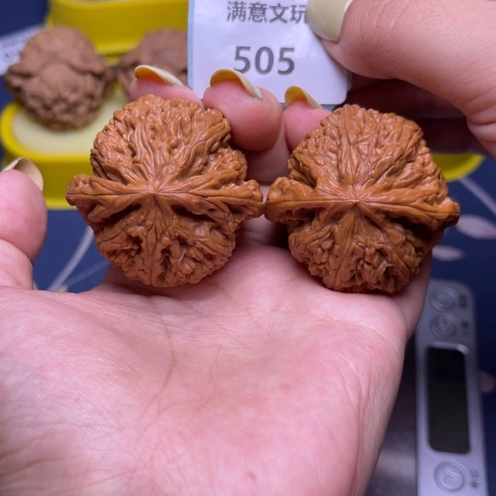 文玩核桃把件粗筋45.505