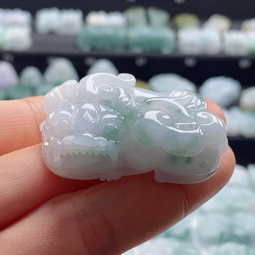 颈饰未镶嵌翡翠翡翠貔貅