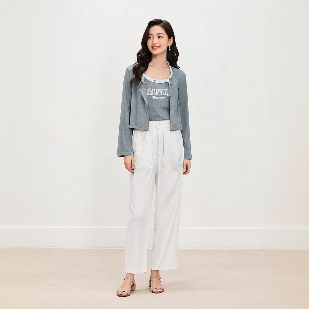 【龙哥专属】新款时尚简约休闲套装 D5510078A 078A