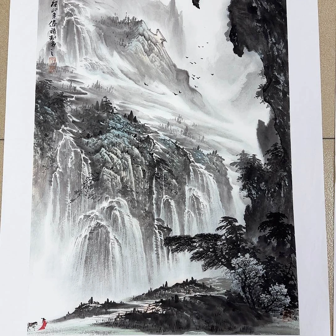 国画山*黎俸禄老师作品