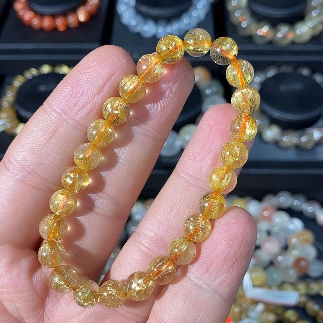 未镶嵌手链水晶烟花钛