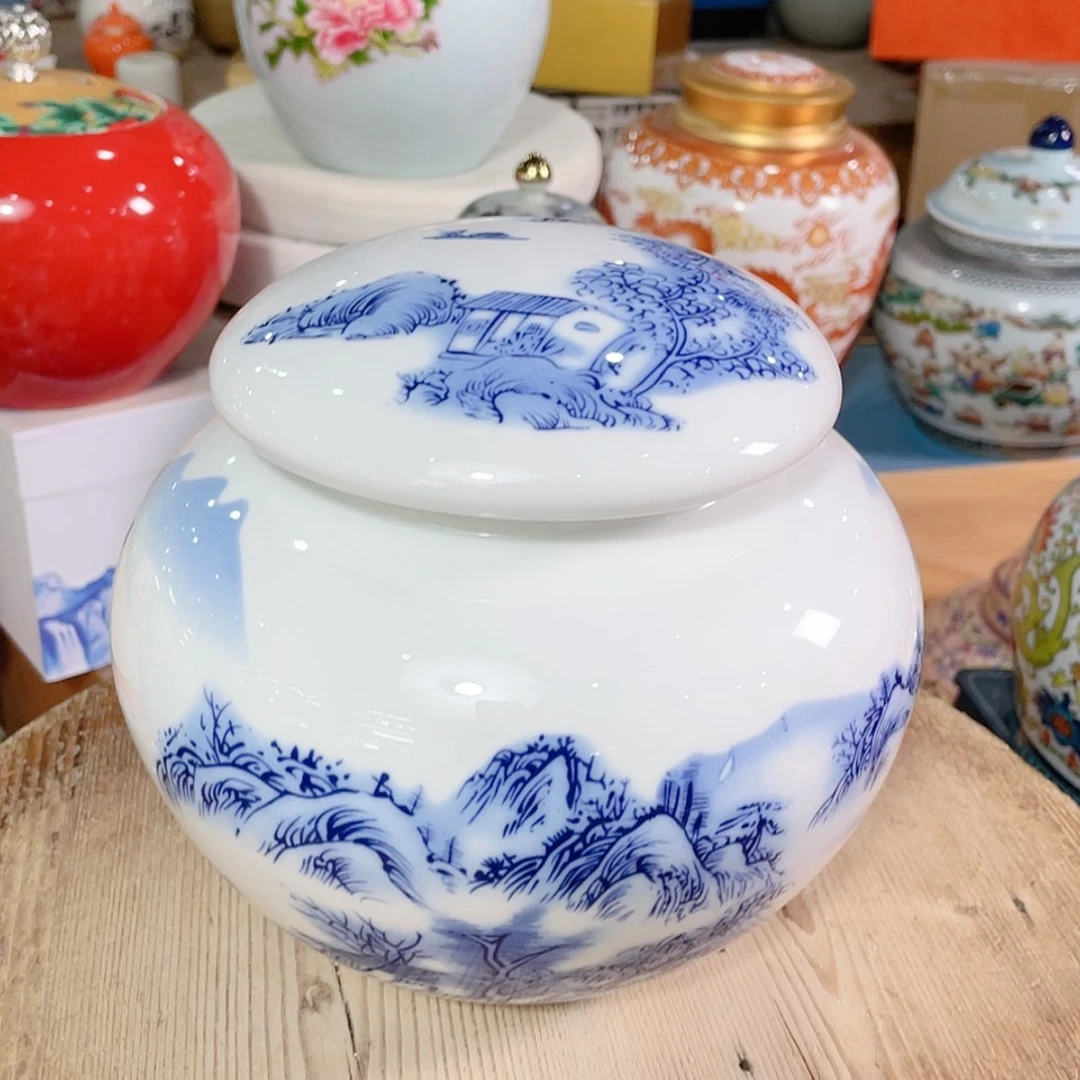 【闪购商品】罐陶瓷茶叶罐密封罐