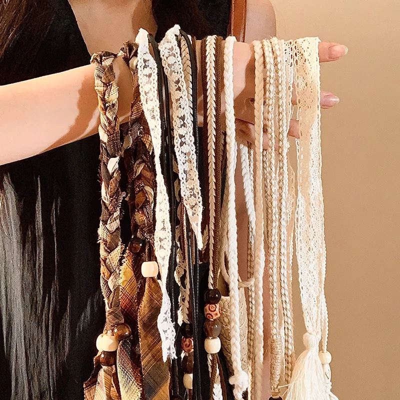 波西米亚民族风腰链女2025新款配裙子高级感百搭流苏腰绳腰带配饰