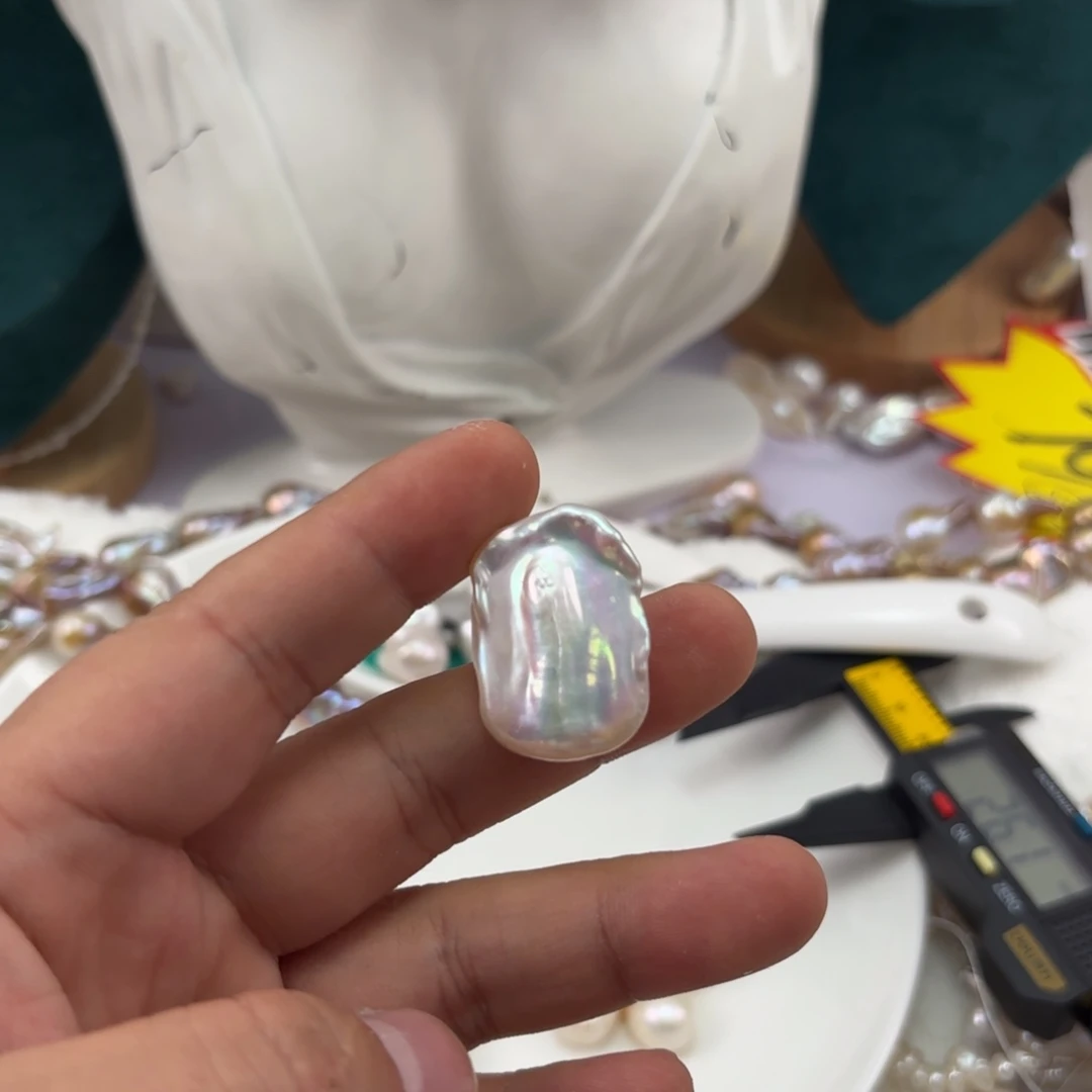 淡水珍珠未镶嵌吊坠(不含链)别*我