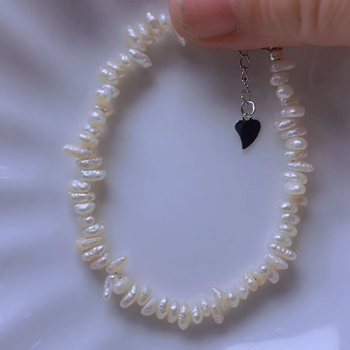 淡水珍珠手绳合金