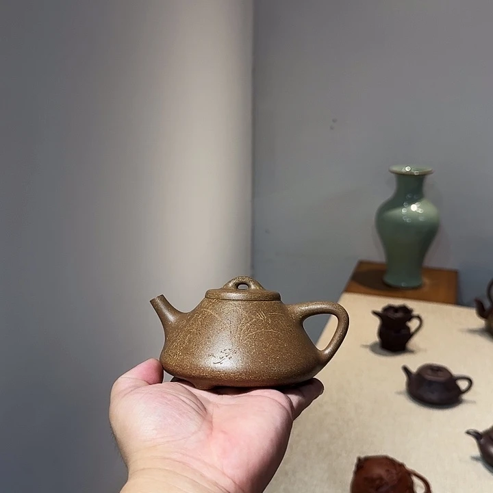 茶壶紫砂子冶石瓢
