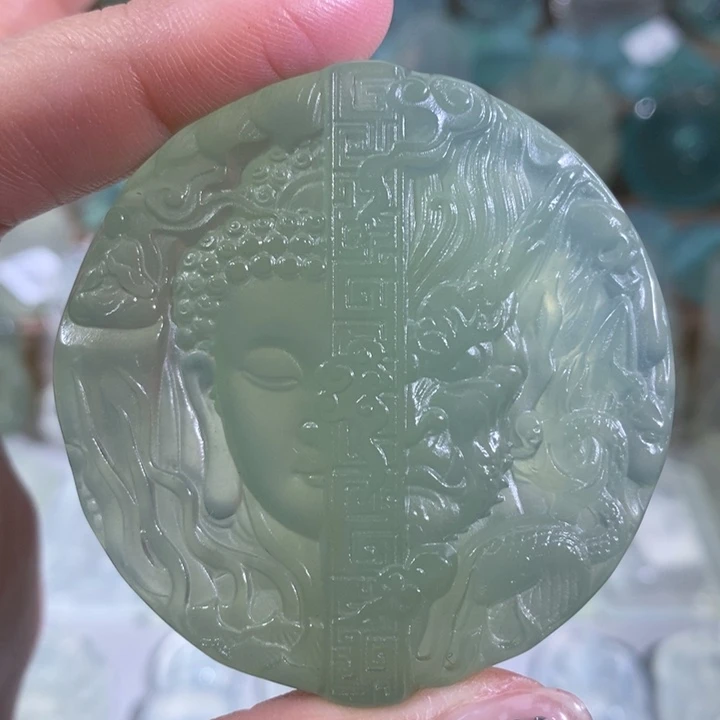 岫玉吊坠未镶嵌吊坠